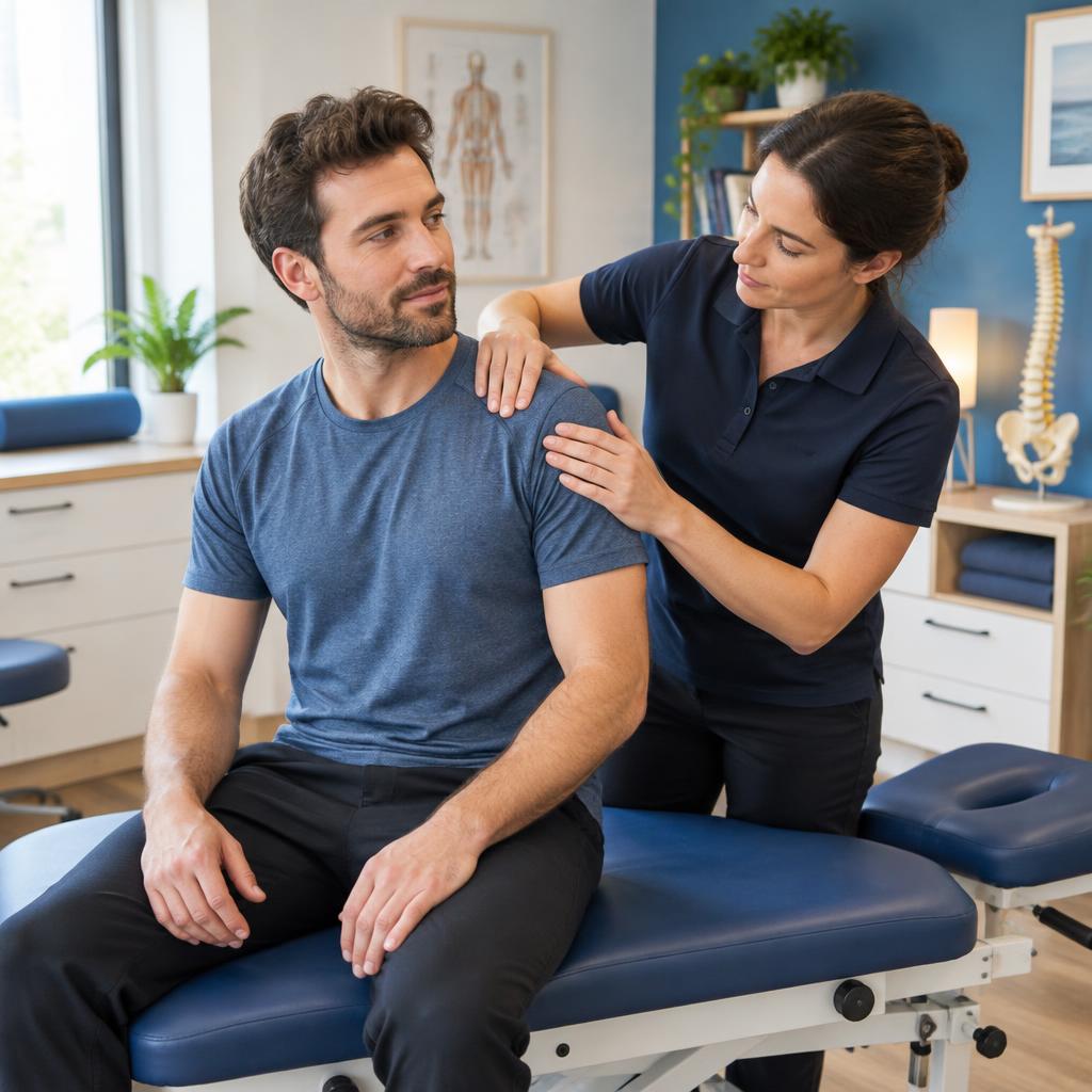 Consultation d'ostéopathie pour un adulte au cabinet